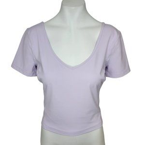 Lululemon Align T-Shirt Size 6 Lavendar Cropped
